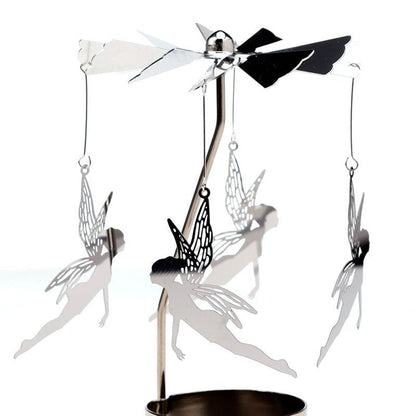Spinning Tea Light Carousel Candle Holder - Fairy
