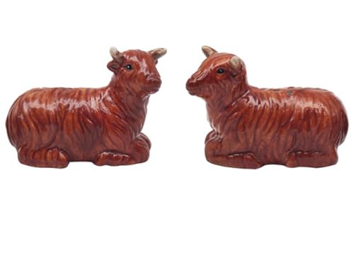 Highland Cow Salt & Pepper Set