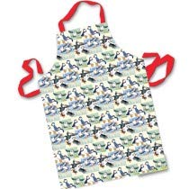Puffin Cotton Apron by Emma Ball