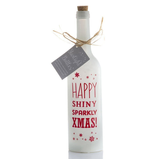 Shiny Sparkly Xmas Christmas Starlight Bottle