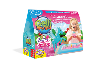 Zimpli Kids Gelli Worlds - 8 Piece Fantasy Playset