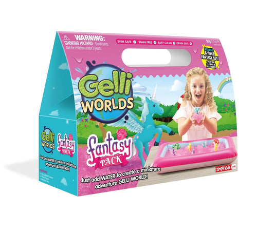 Zimpli Kids Gelli Worlds - 8 Piece Fantasy Playset