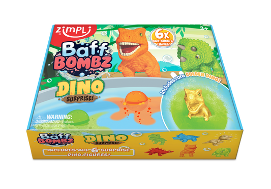 Zimpli Kids Dino Surprise Bath Bombs Gift Set