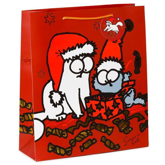Christmas 2020 Simon's Cat Gift Bag - Extra Large