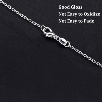 Sterling Silver 925 Cable Chain Necklace