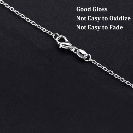 Sterling Silver 925 Cable Chain Necklace
