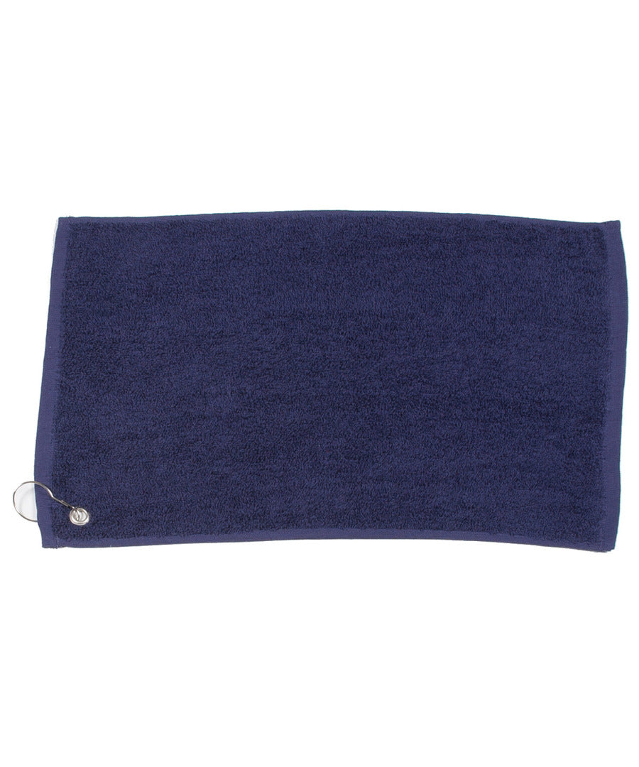 Personalised Luxury Golf Towel - Assorted Colours - Tees Design