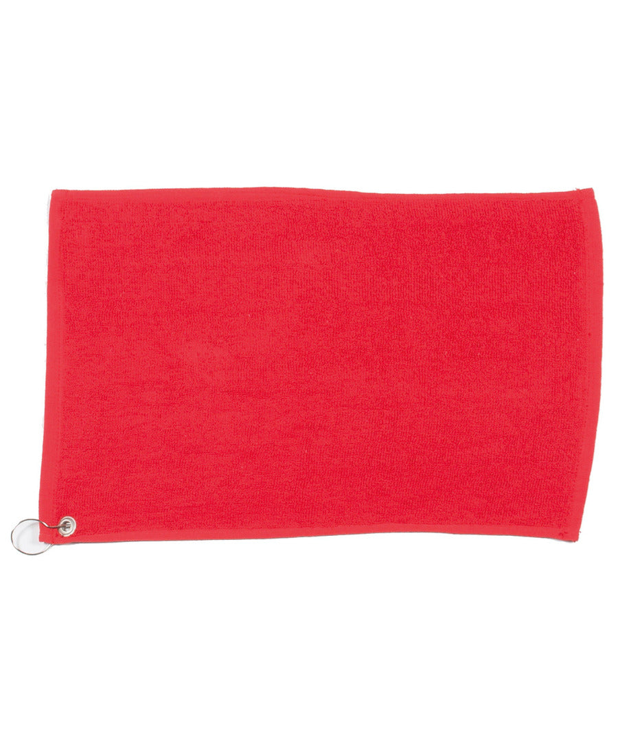 Personalised Luxury Golf Towel - Assorted Colours - Tees Design