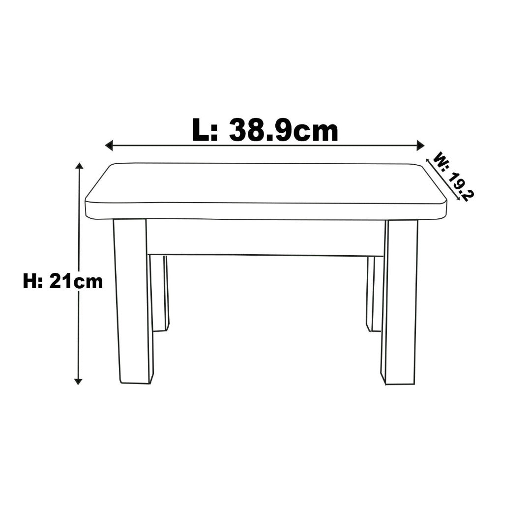 Childs Wooden Rectangular Stool