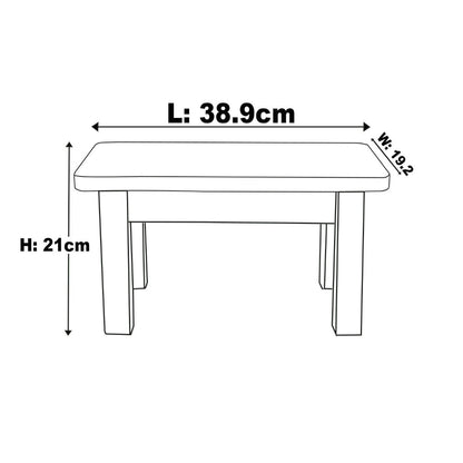 Childs Wooden Rectangular Stool
