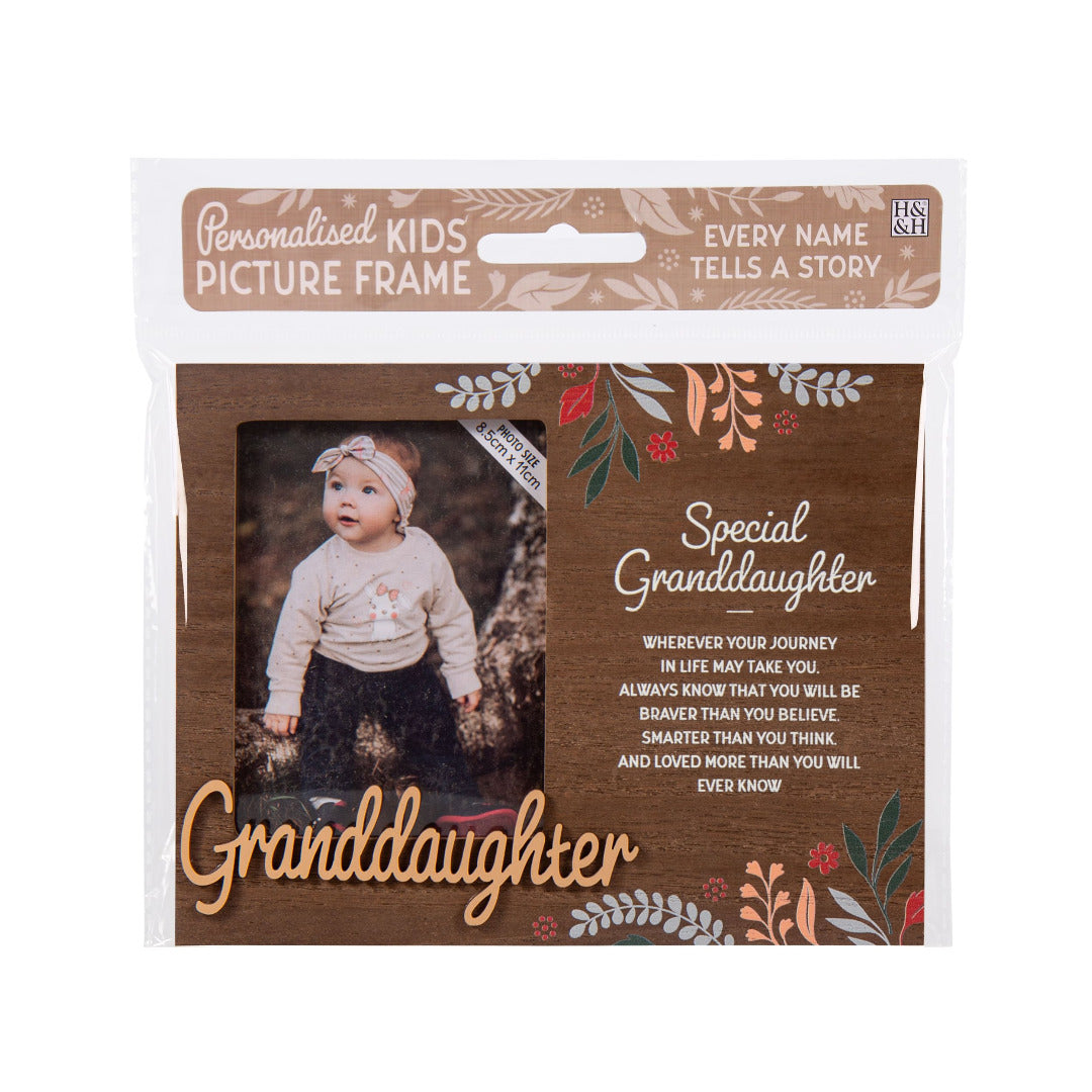 Personalised Photo Frames - Family, Friends, Baby, Memories