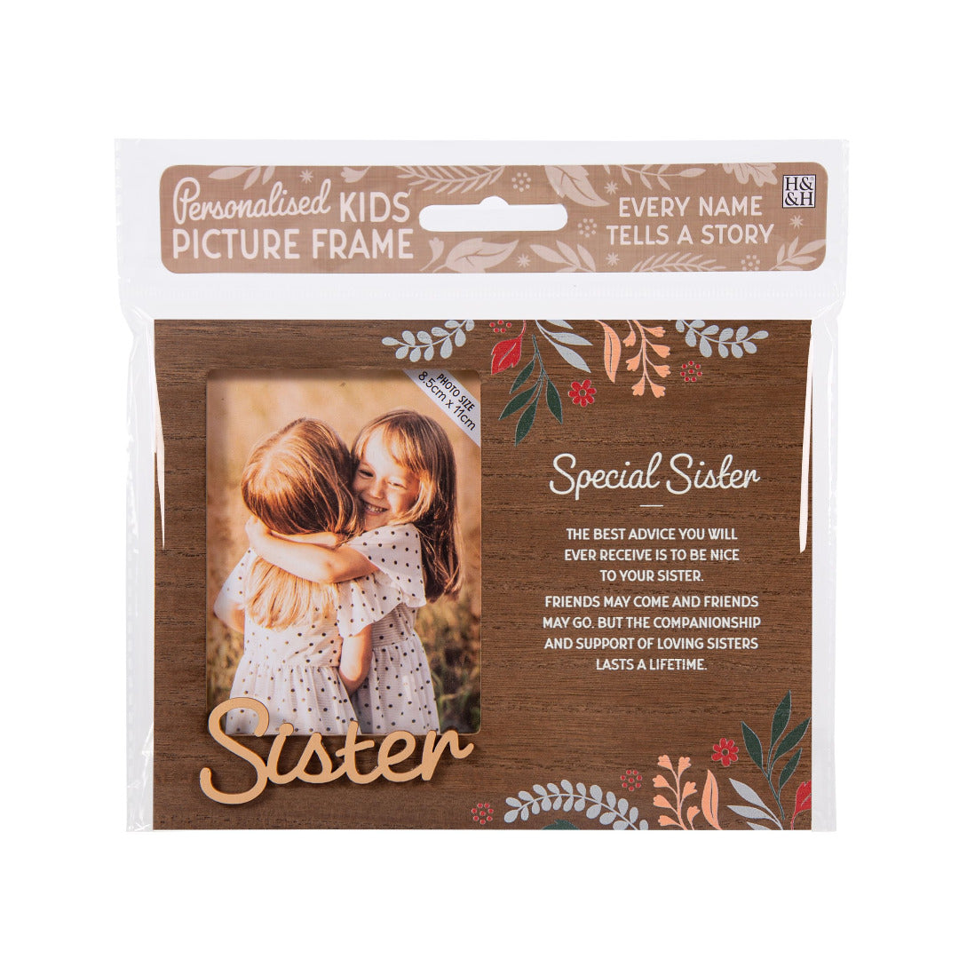 Personalised Photo Frames - Family, Friends, Baby, Memories