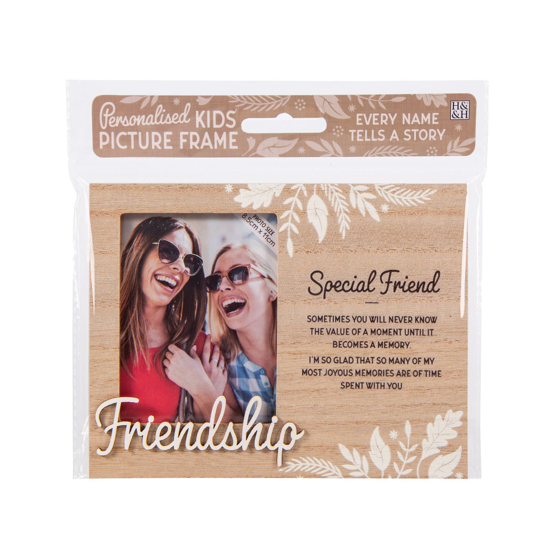 Personalised Photo Frames - Family, Friends, Baby, Memories