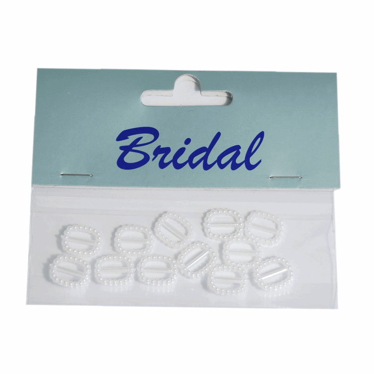 White/ Ivory Buckles - Embellishments: Square - 13 x 11mm - Pack of 12