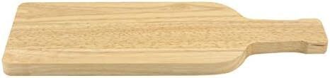 Rubberwood Bottle Shaped Serving Platter Board