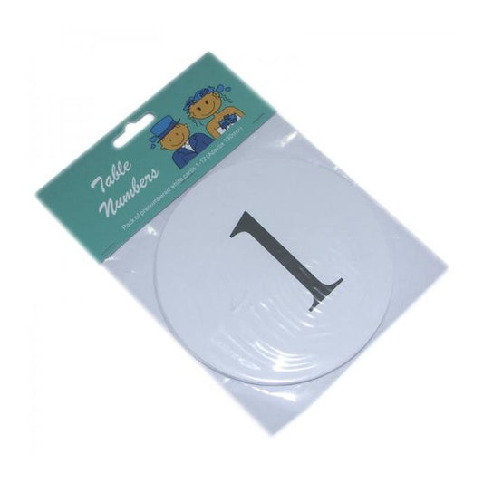 Table Number Cards ~ 1-12