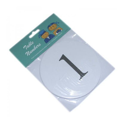 Table Number Cards ~ 1-12
