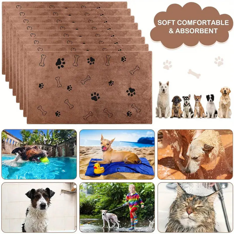 Personalised Microfibre Dog Towel