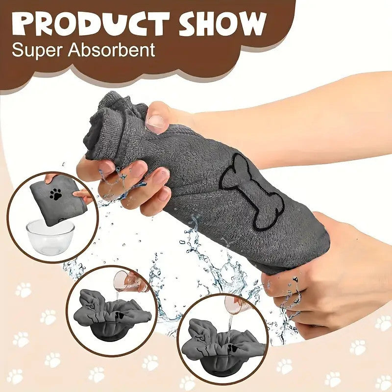 Personalised Microfibre Dog Towel