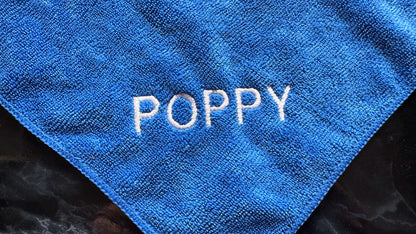 Personalised Microfibre Dog Towel