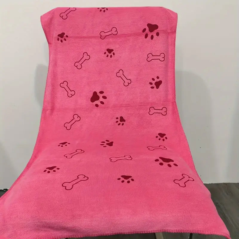 Personalised Microfibre Dog Towel