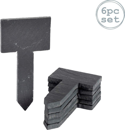 Set of 6 Slate Plant / Herb Markers