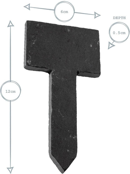Personalised Slate Herb Markers - Set of 8 Plant Labels