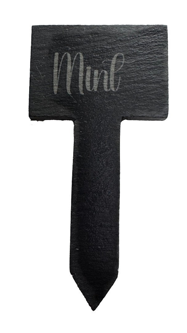 Personalised Slate Herb Markers - Set of 8 Plant Labels