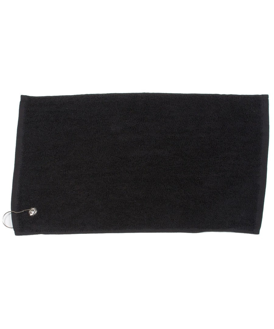 Personalised Metal Detectorists Towel - Black