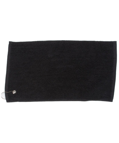 Personalised Metal Detectorists Towel - Black