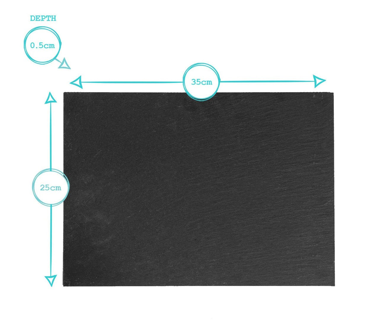 Personalised Large Slate Worktop Saver with Air Fryer Conversion Chart