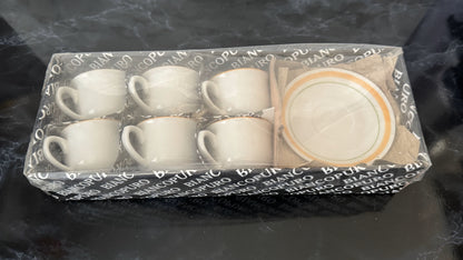 Espresso Coffee Set - 12 Pc Service for 6