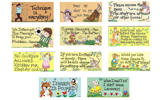 Humorous Smiley Signs ~ Assorted Designs