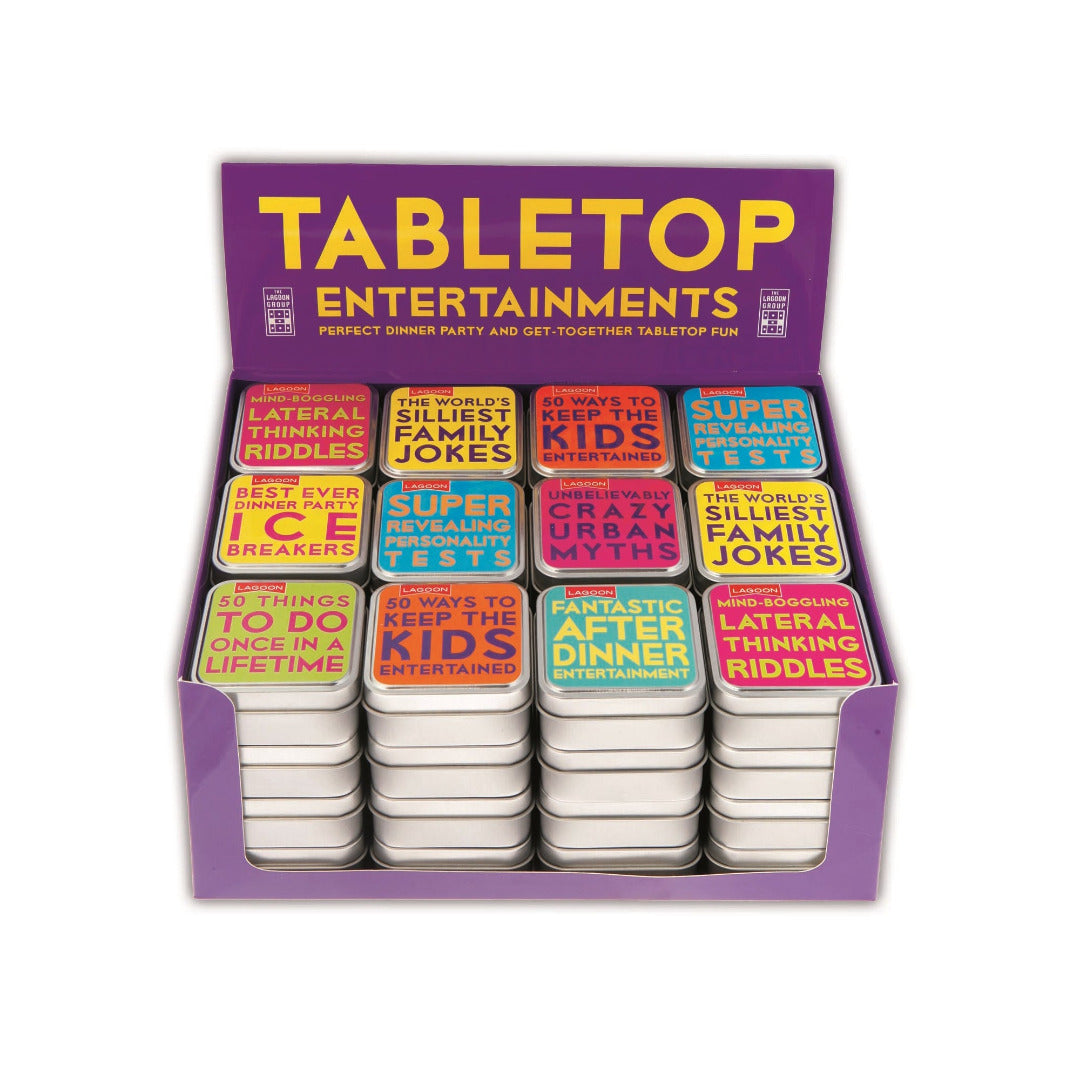 Pocket / Travel / Party Card and Trivia Games & Puzzles - 8 Games