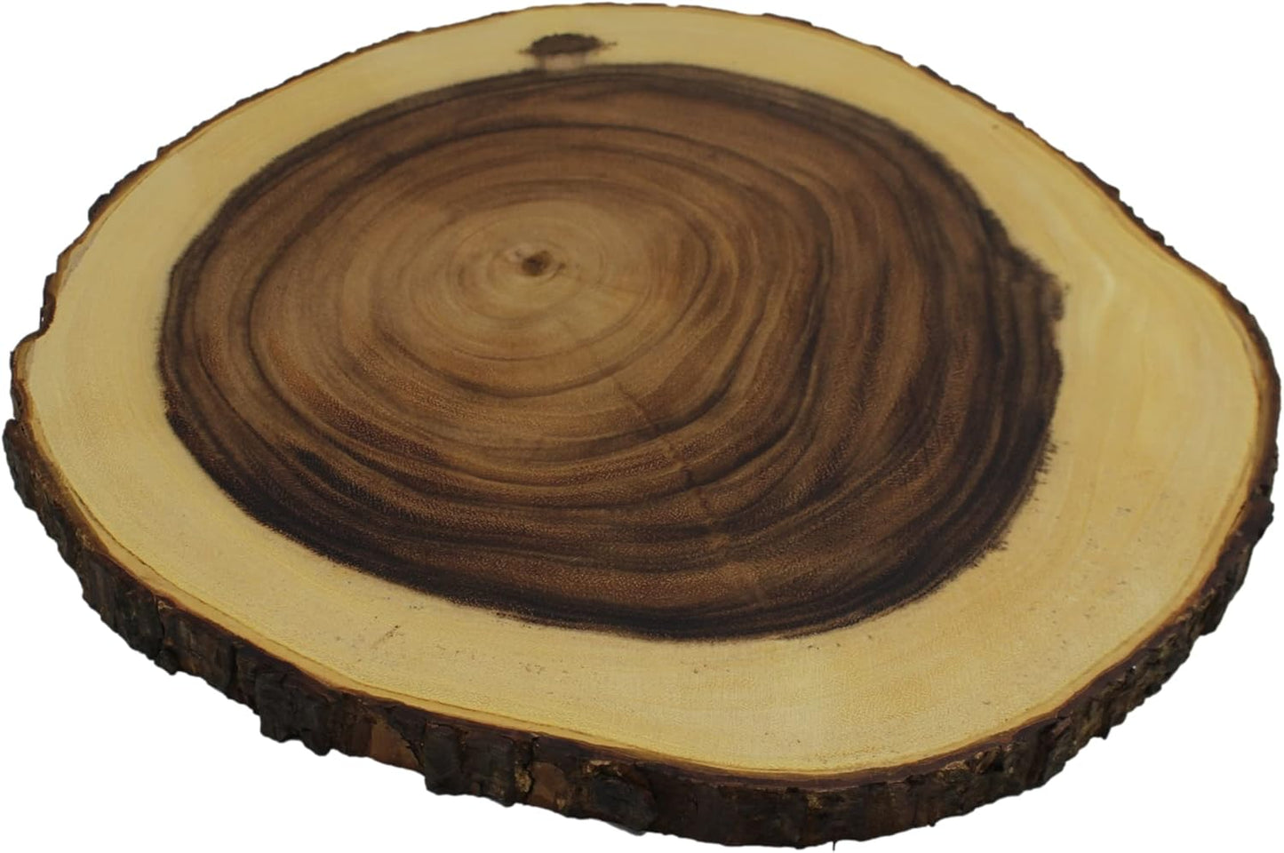Large Round Rustica Wooden Chopping / Serving Board - 32-37cm