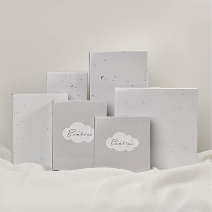 Bambino My First Year Multi Aperture Baby Photo Frame with Silver Icons