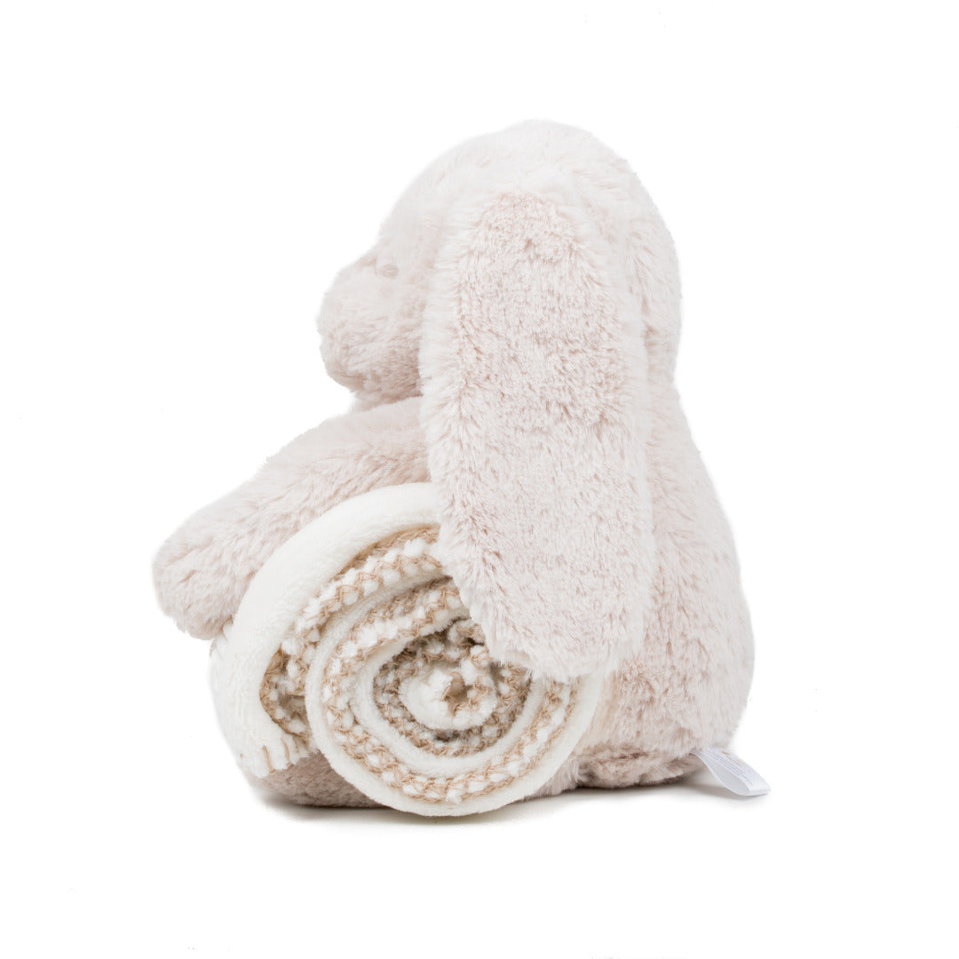 My First Year Multi Aperture Photo Frame + Plush Rabbit with Blanket Gift Set
