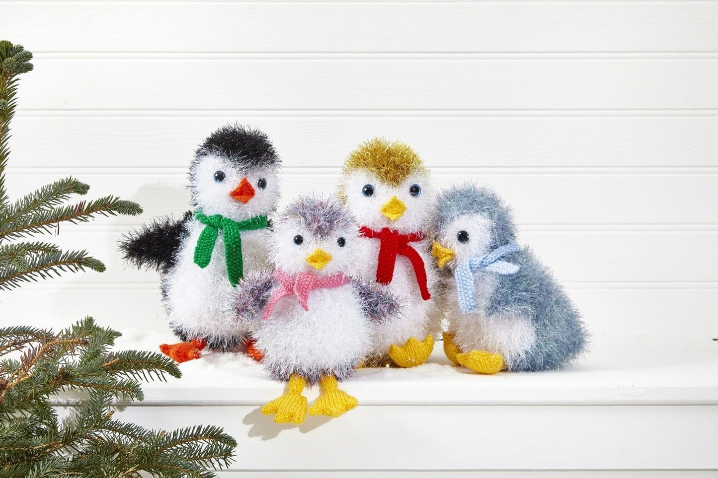 King Cole Christmas Knits Book 10 - Snow Family, Penguins & Robins Knitting Patterns