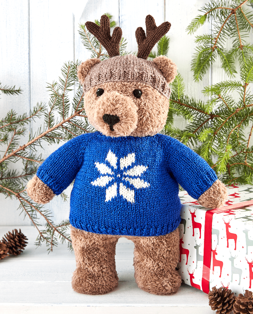 King Cole Pattern Book - Christmas Knits Book 9 - Teddy Bear Costumes