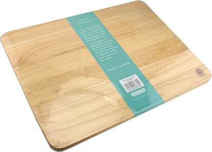 Rubberwood Pastry Board, XXL Chopping Board for Kitchen, Size: 45x35cm