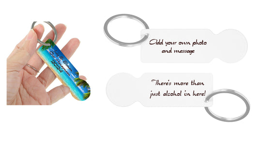 Personalised Metal Trolley Token Keyring