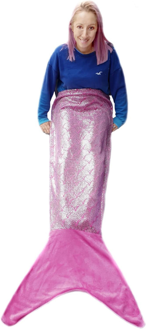 Original Comfy Tail Soft Sparkly Mermaid Tail - Assorted Sizes & Colours