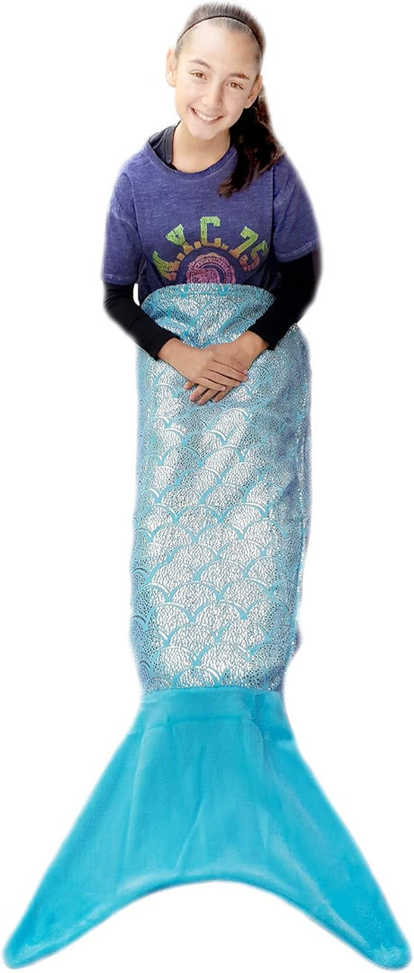 Original Comfy Tail Soft Sparkly Mermaid Tail - Assorted Sizes & Colours