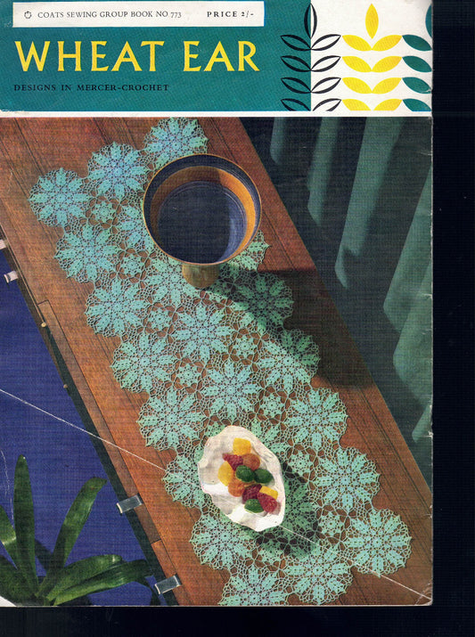 Vintage Coats Crochet Pattern Book 773 - Wheat Ear Crochet Patterns