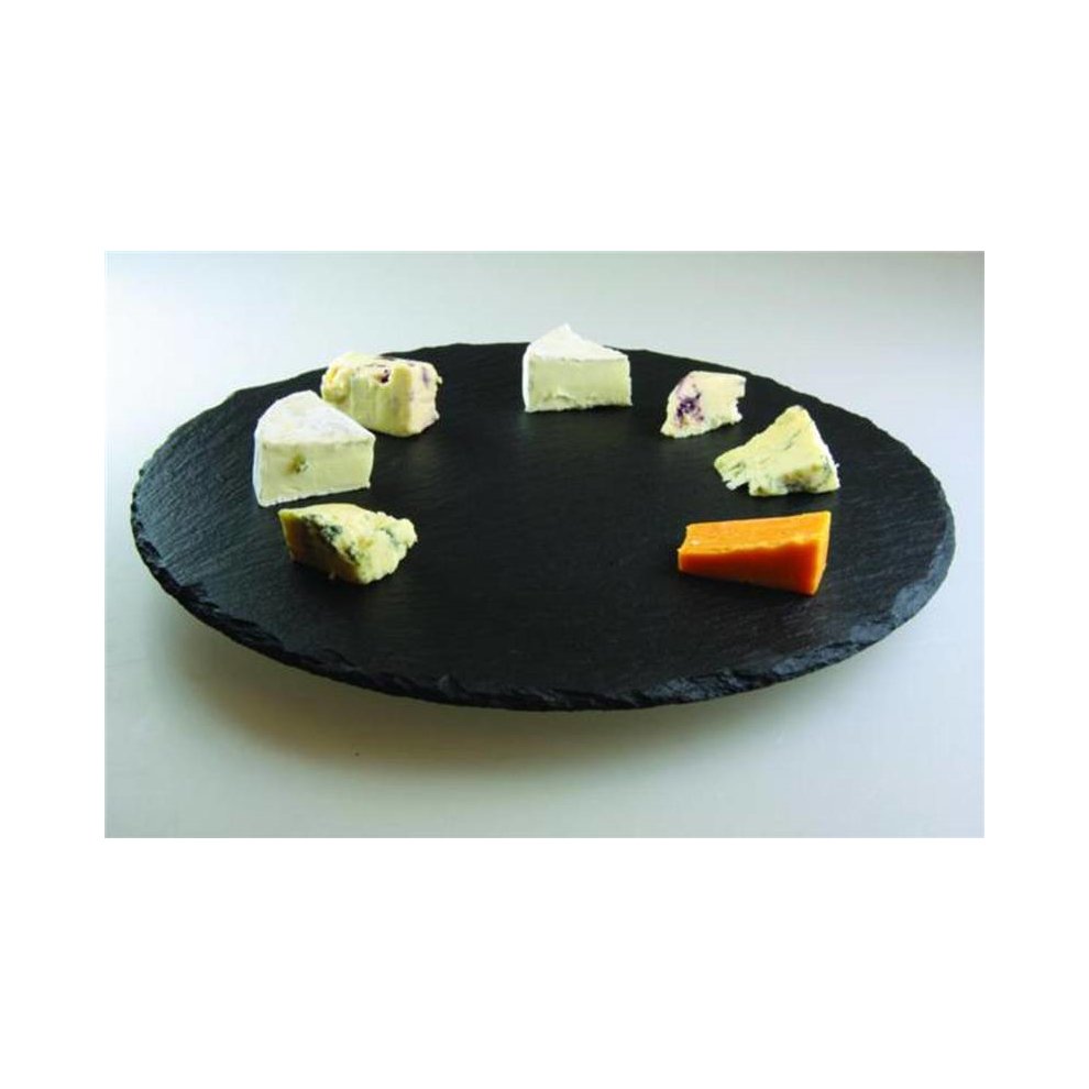 Slate Lazy Susan Serving Platter Board