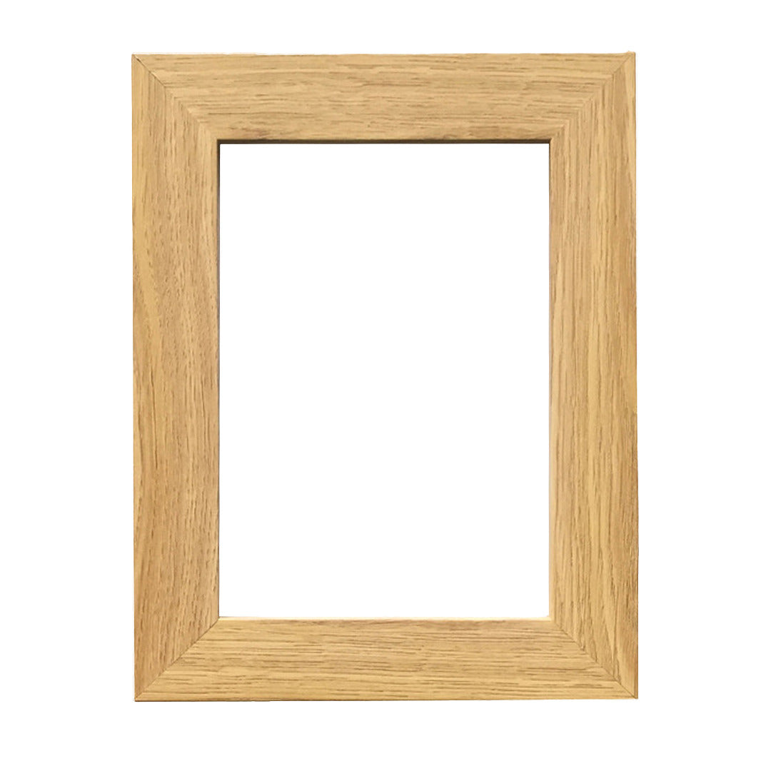 Personalised Oak Veneer Photo Frame - Choice of Sizes