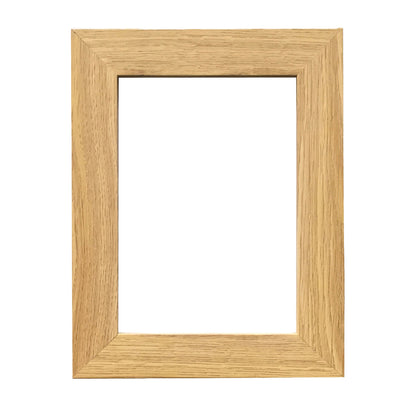 Personalised Oak Veneer Photo Frame - Choice of Sizes