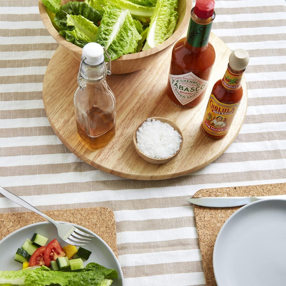 Rubberwood Lazy Susan