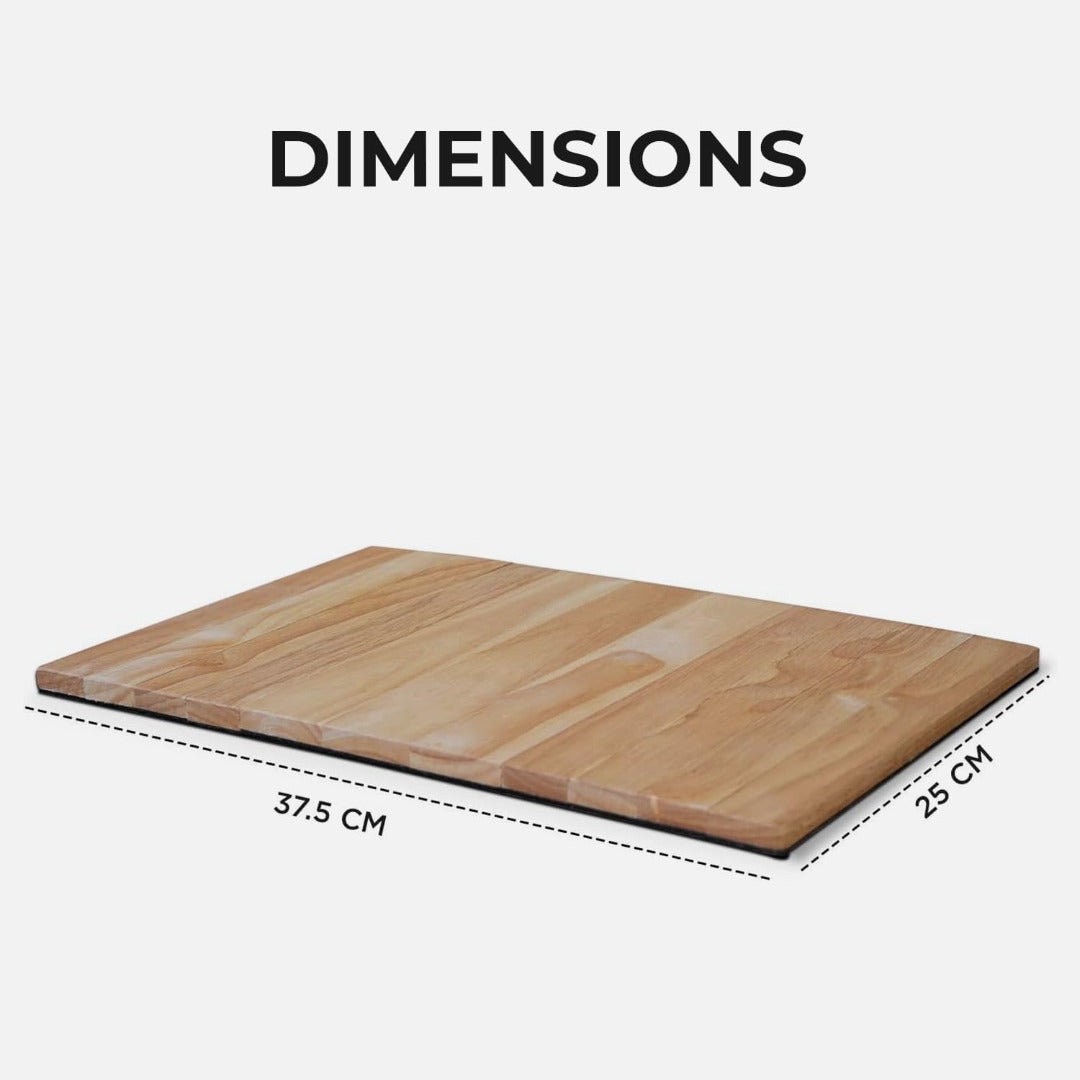 Hevea Wood Flexible Sofa Tray