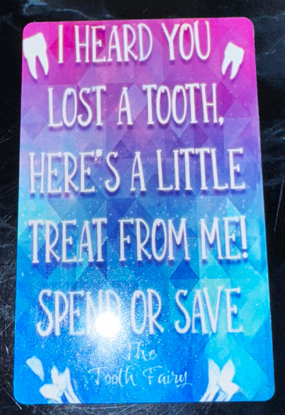 Personalised Pine Tooth Fairy Box, Cards & Black Velvet Keepsake Pouch